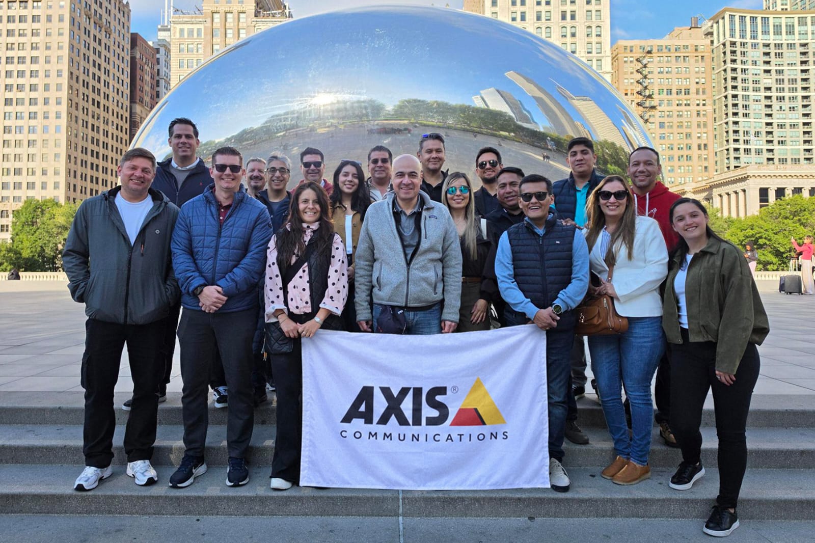Equipe Axis e os parceiros da América Latina.