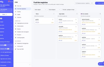 Lançamento do CRM nativo integrado à plataforma Belasis, voltado ao setor de beleza e bem-estar, com foco em vendas e retenção.