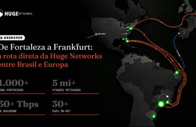 Huge Networks ativou rota direta entre Fortaleza e Europa via EllaLink.