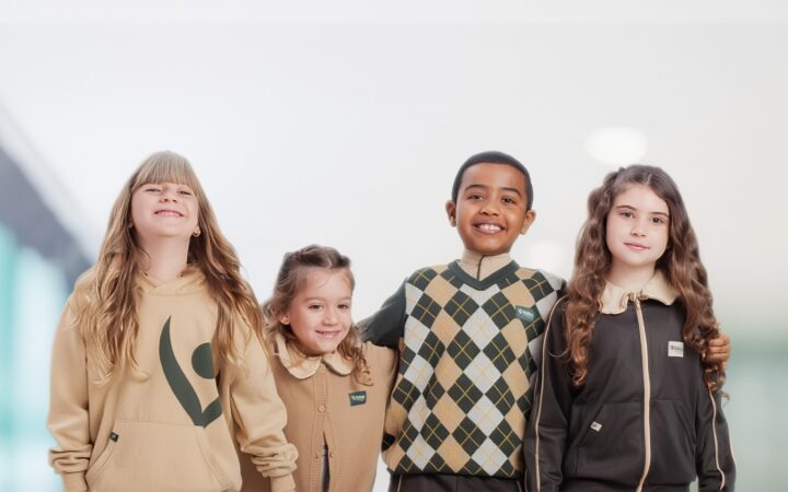Alunos da Valley International School têm o inglês como língua de instrução desde a educação infantil.