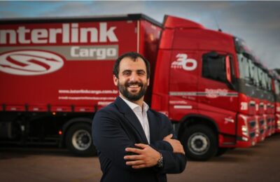 Lucas Vidal Cardoso, da Interlink Cargo, especializada em transporte rodoviário internacional de cargas no Mercosul.