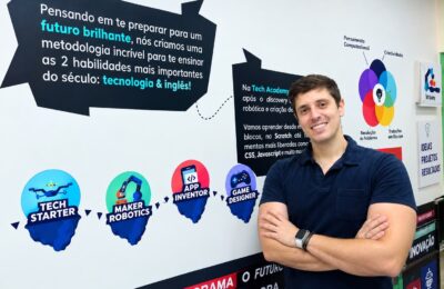 João Aleixo é fundador da The Future School, escola de tecnologia e robótica criada em São José do Rio Preto, no interior de São Paulo.